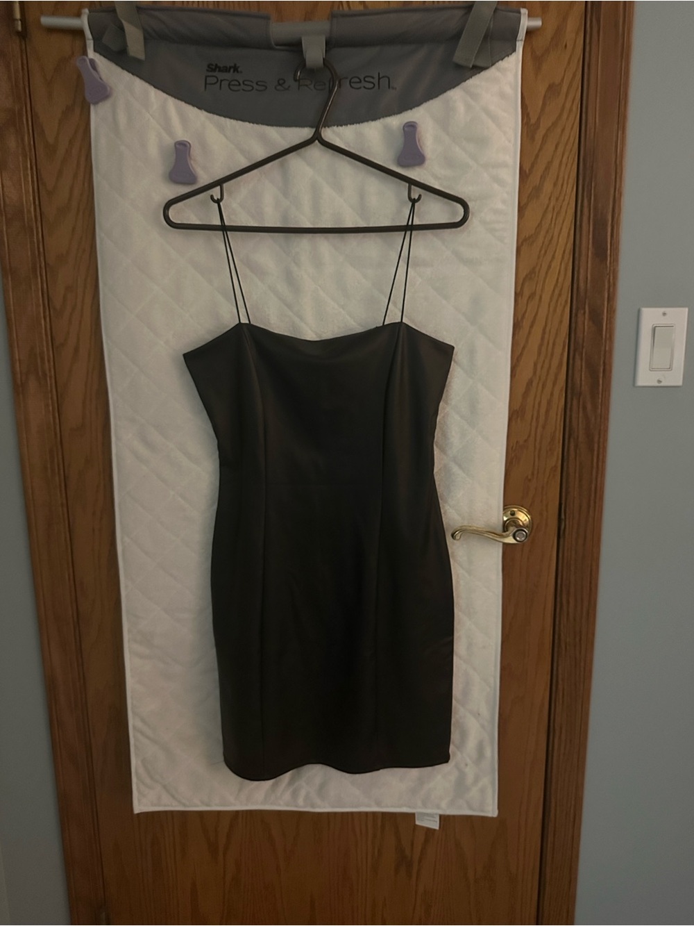 Wet Seal Black Spaghetti-Strap Mini Dress